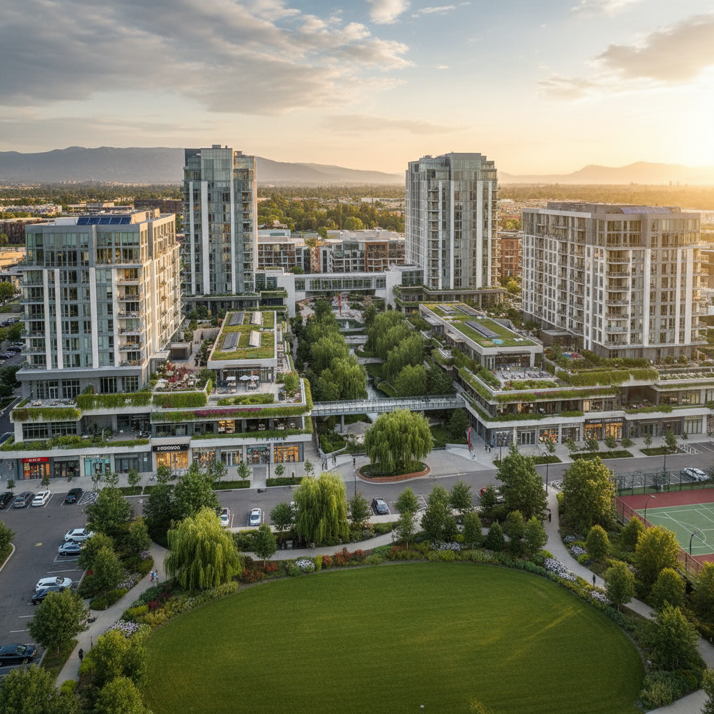 تطوير الأراضي السكنية والتجارية